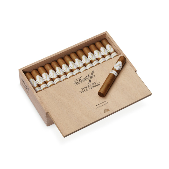 Davidoff Signature Petit Corona Box and Cigar