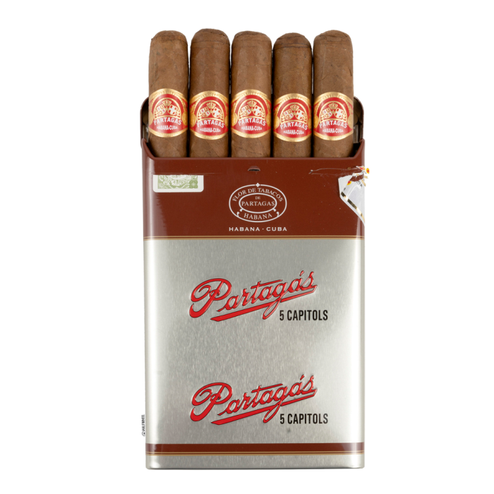 Partagas Capitols with Cigar Case