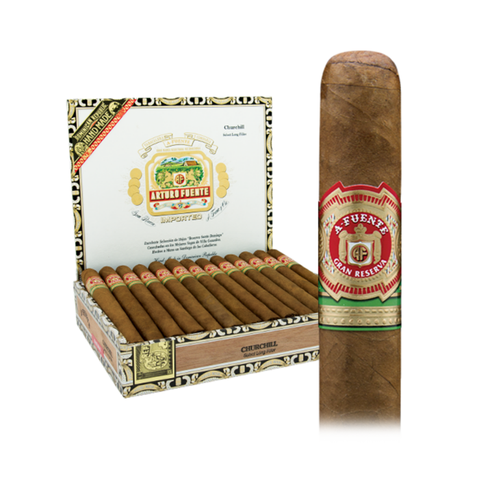 Arturo Fuente Gran Reserva Churchill Box and Cigar