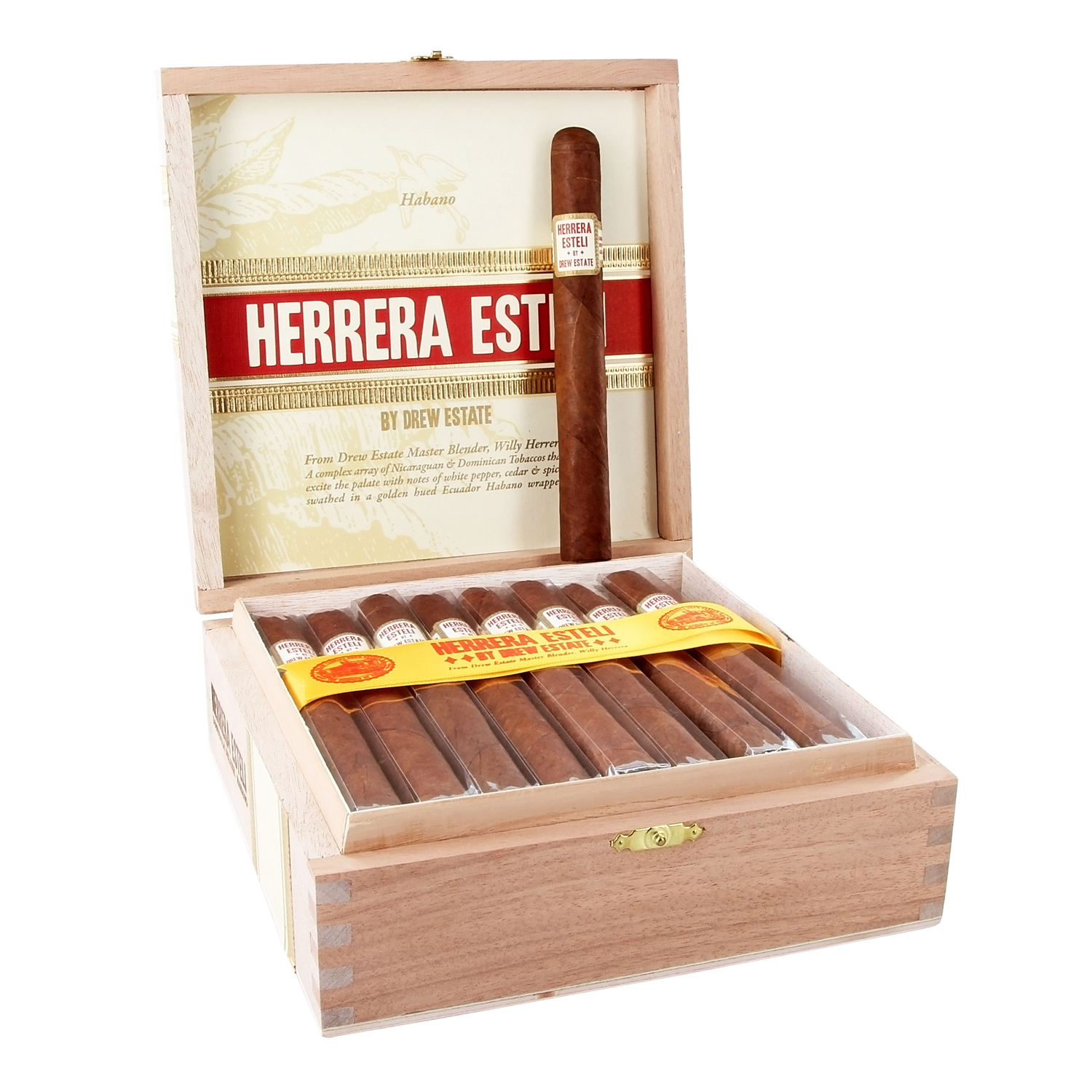 Drew Estate Herrera Esteli Habano Lonsdale Deluxe Bellhop Cigars